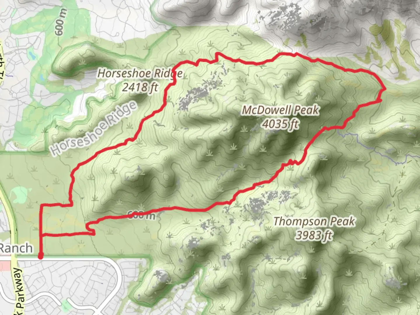 An image depicting the trail Bell Pass and Windgate Pass Loop Trail and its surrounding area.