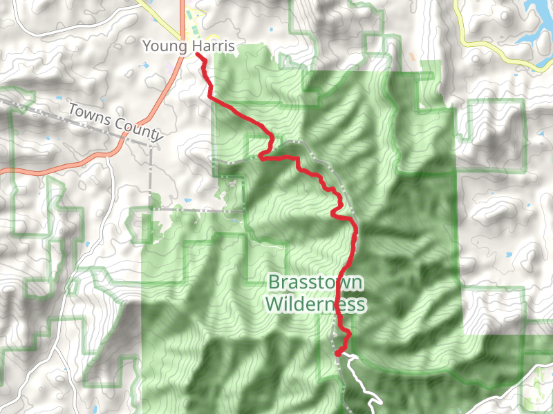 Sharp Hill, Granny Knob and Little Bald Mountain via Wagon Train Trail
