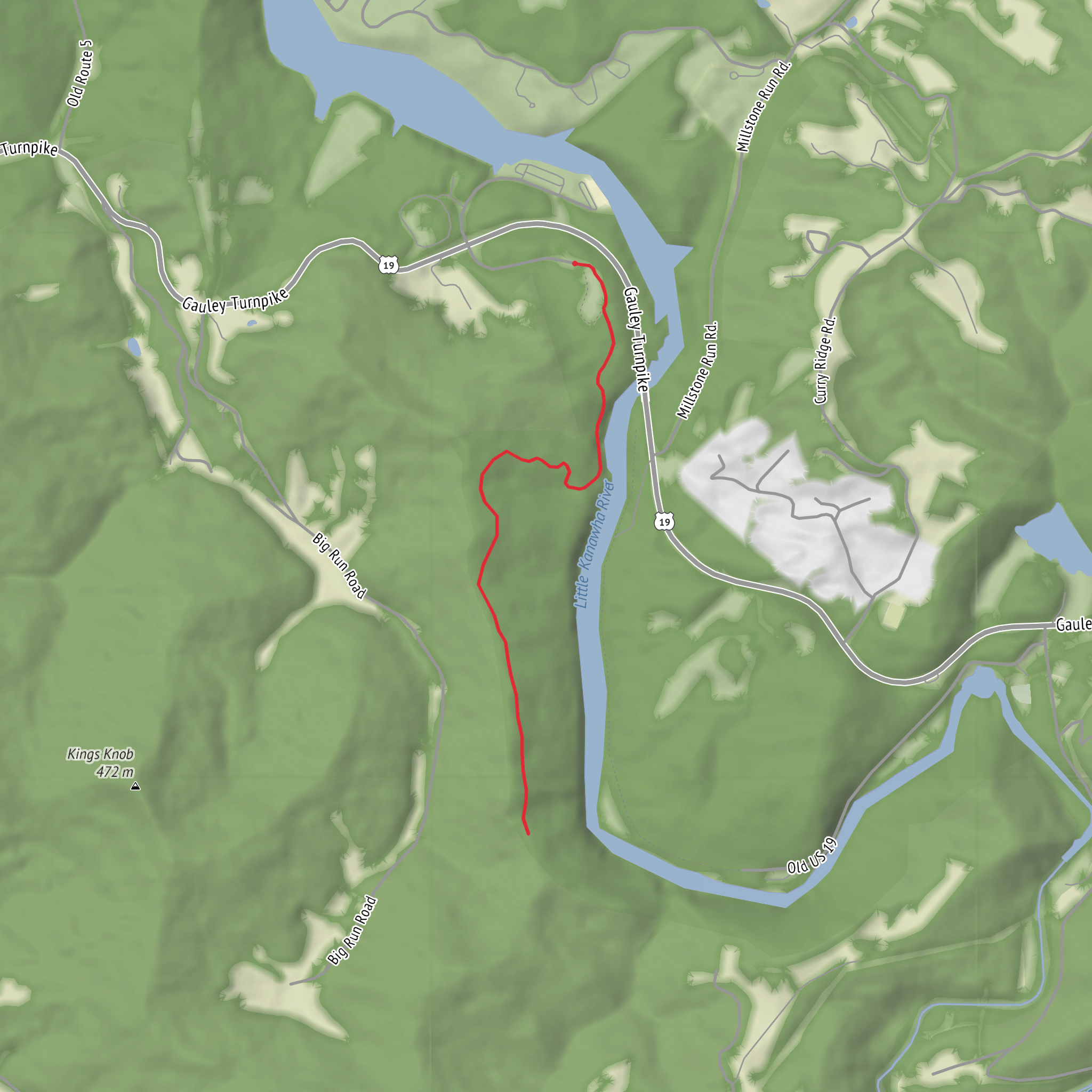 Rebel Trail mobile static map