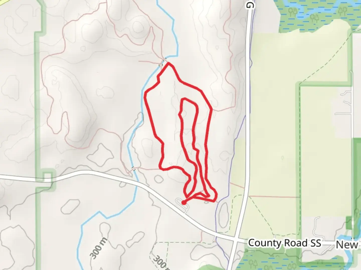 An image depicting the trail Zillmer Trail - Yellow and Brown Loop and its surrounding area.