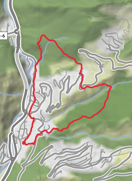 Camí circular: Roc de l'àliga / St Cerni i Sant Martí de Nagol mobile static map