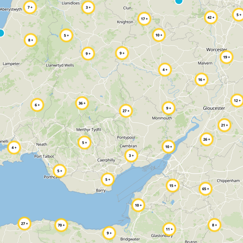 Torfaen Static Map
