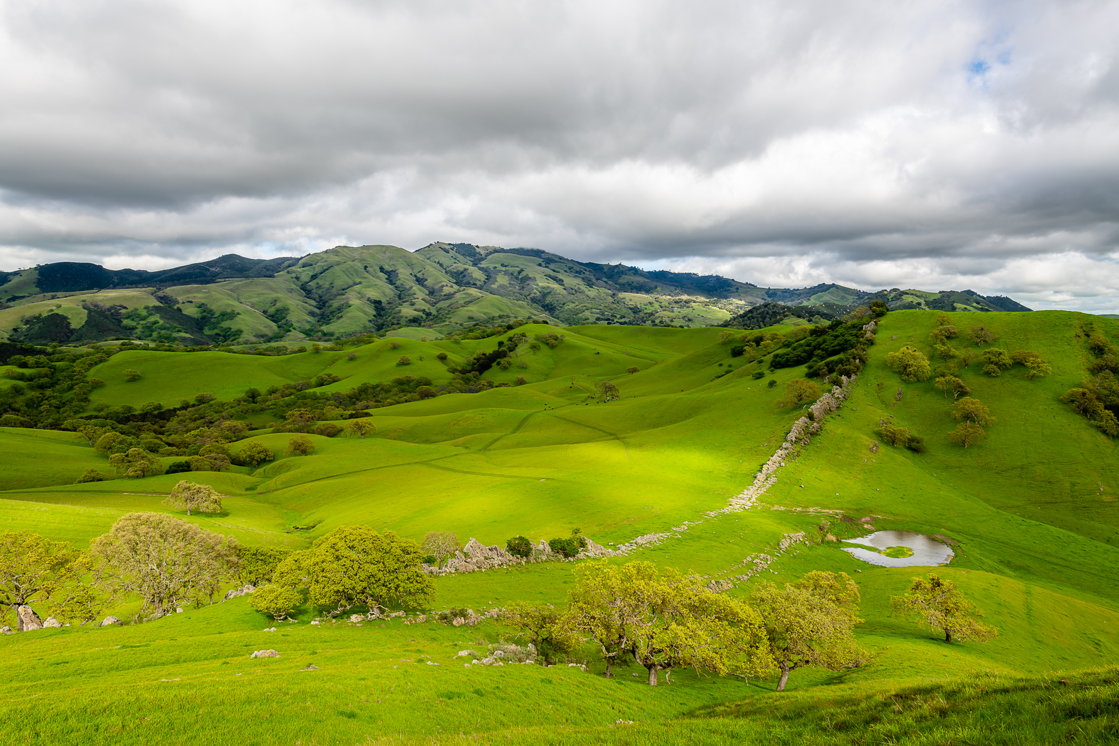 An image depicting the trail Stage Road, Buckeye Ravine and Borges Ranch Loop Trail and its surrounding area.