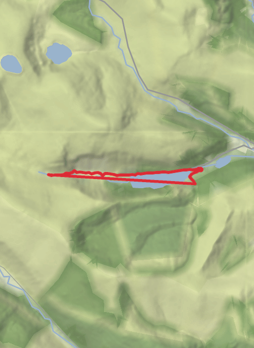 Hike on Glendalough - White Route mobile static map