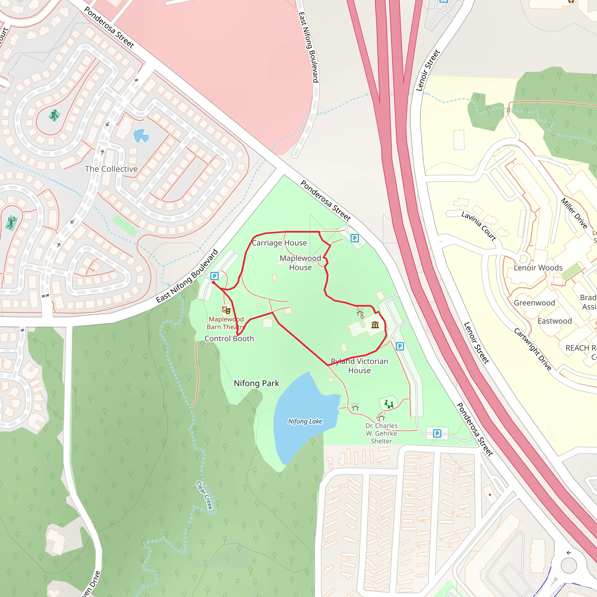 East Nifong Boulevard Loop mobile static map