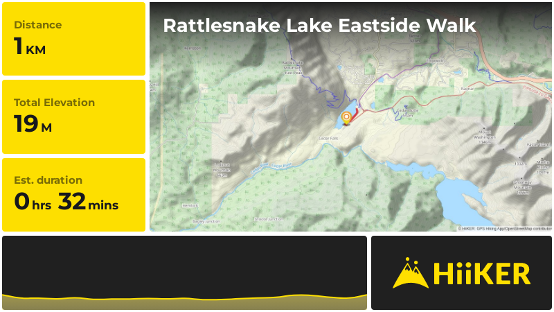 Rattlesnake Lake Eastside Walk | King County | Washington