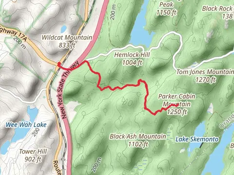 Parker Cabin Mountain via Parker Cabin Hollow Trail