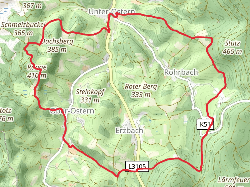 Rundwanderweg Ostern and Hessenweg
