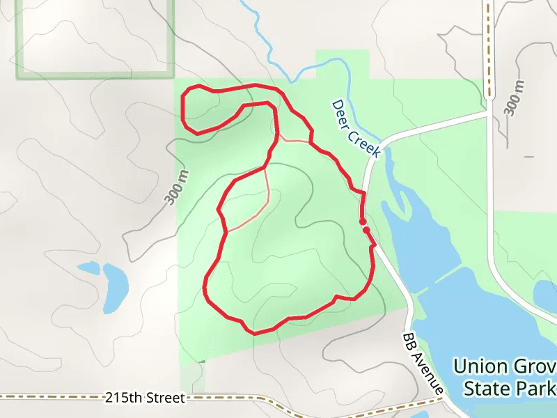 Union Grove Lake Northwest Loop