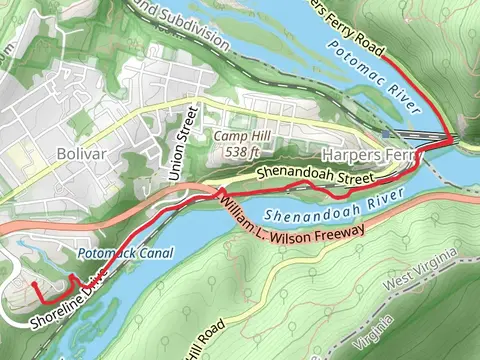 Lower Town and River Access Trail