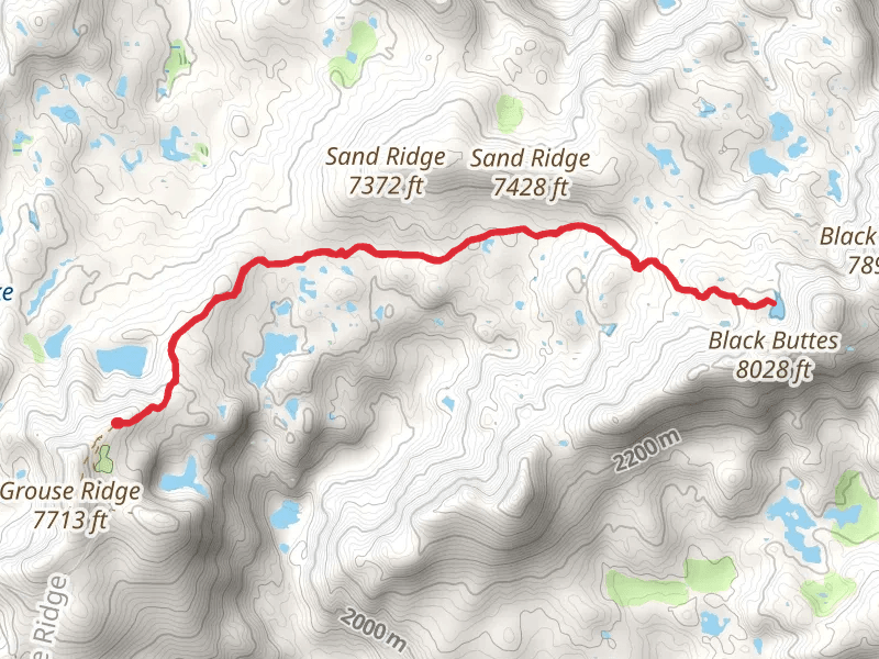 Glacier Lake via Grouse Ridge Trail