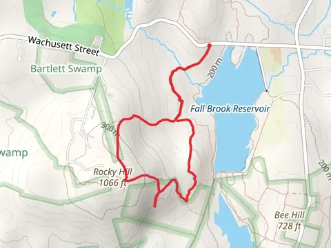 Fall Brook Reservoir and Rocky Hill Loop