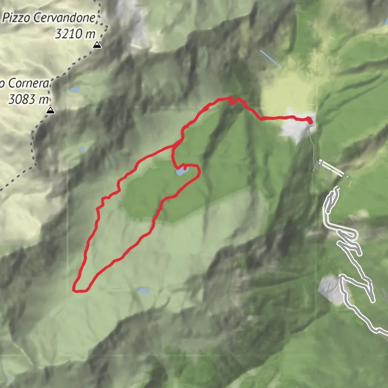 Curt Vita - Curt dul Vel - Lago Nero mobile static map
