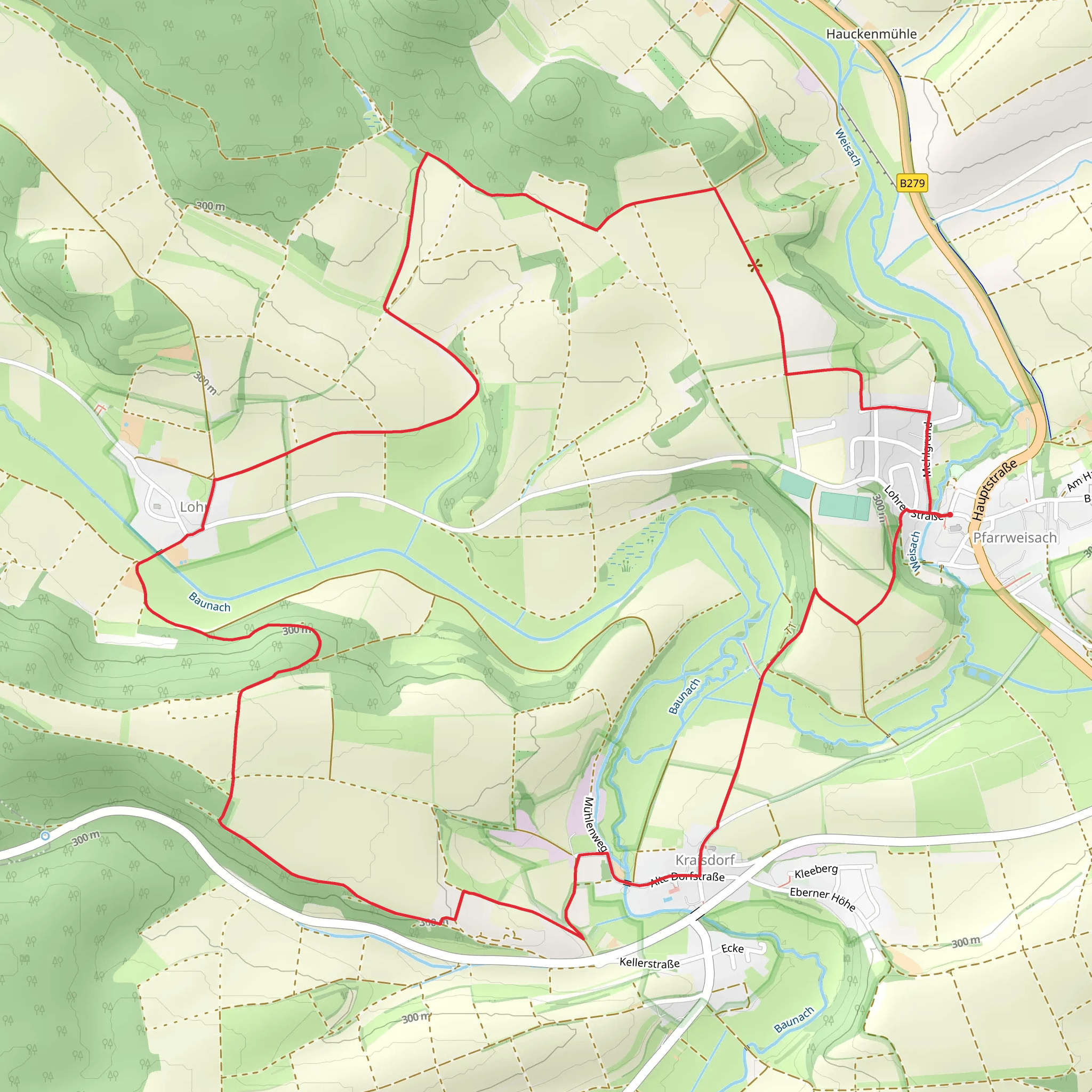 Rundwanderweg Schmetterling and Hirschkaefer Pfaffendorf mobile static map