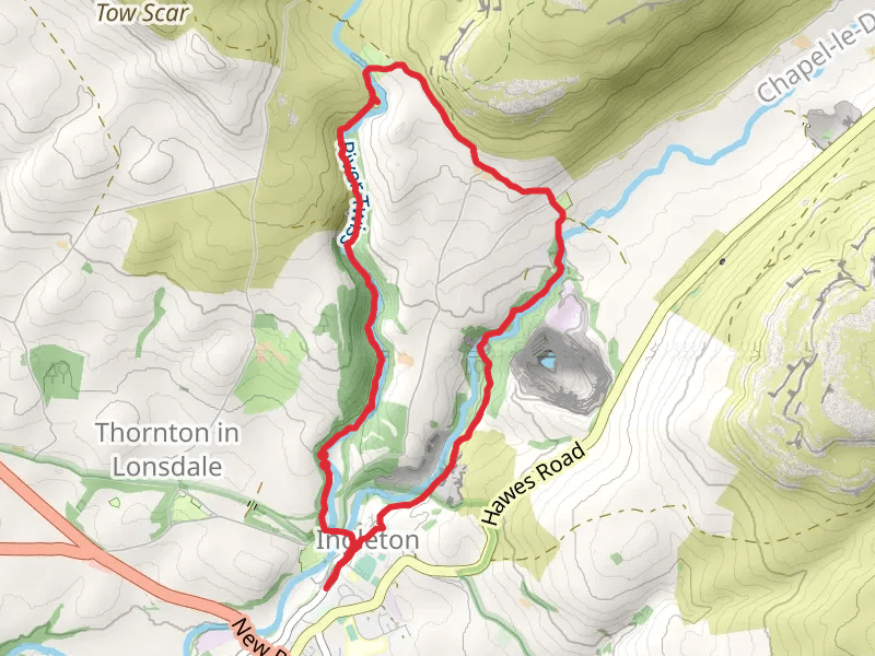 Hike on Ingleton Fall Loop