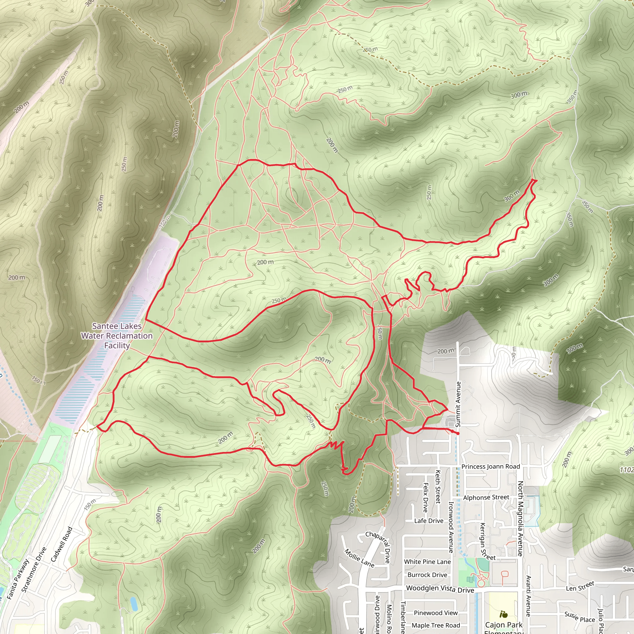 Summit Avenue Loop - North mobile static map