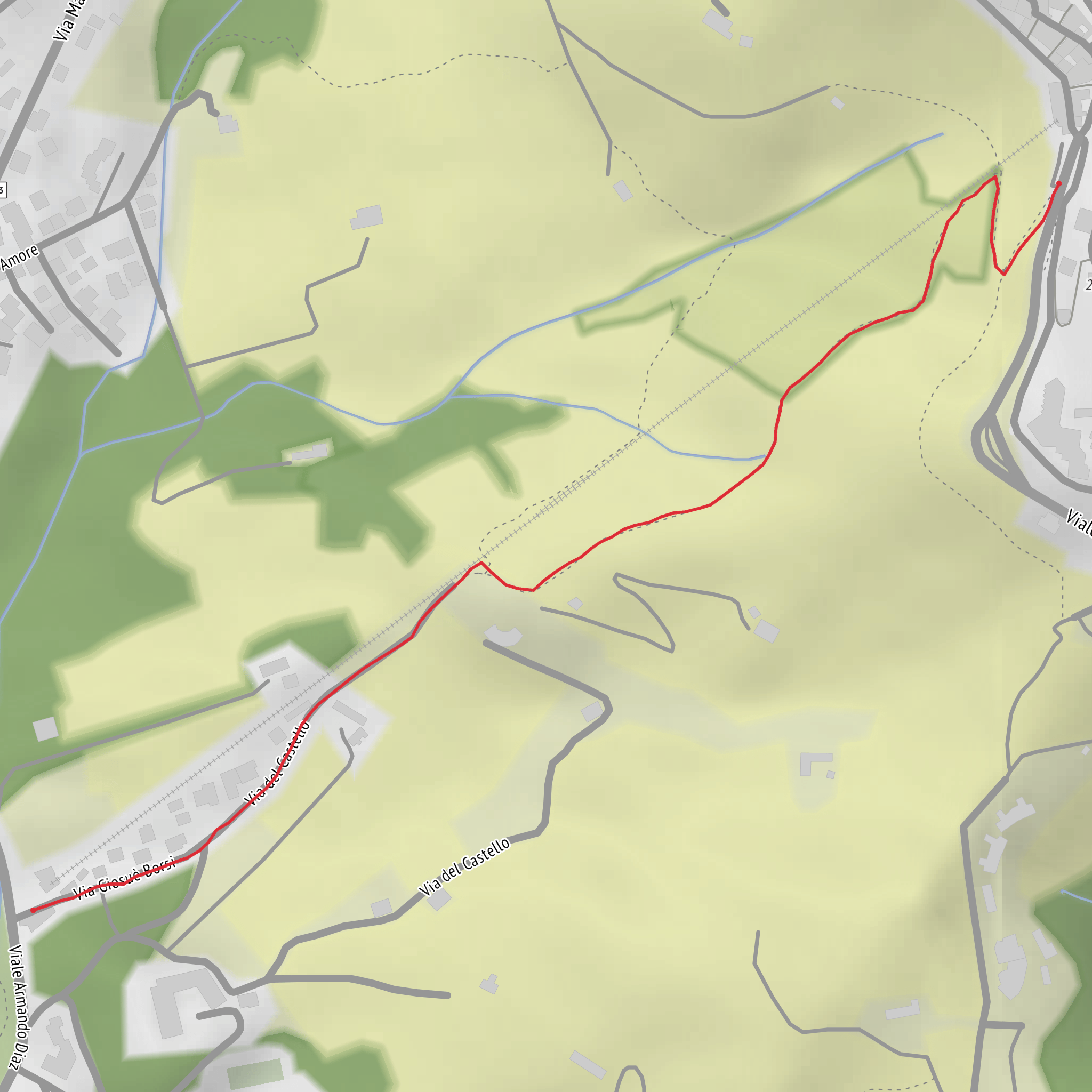 Montecatini Terme - Montecatini Alto mobile static map