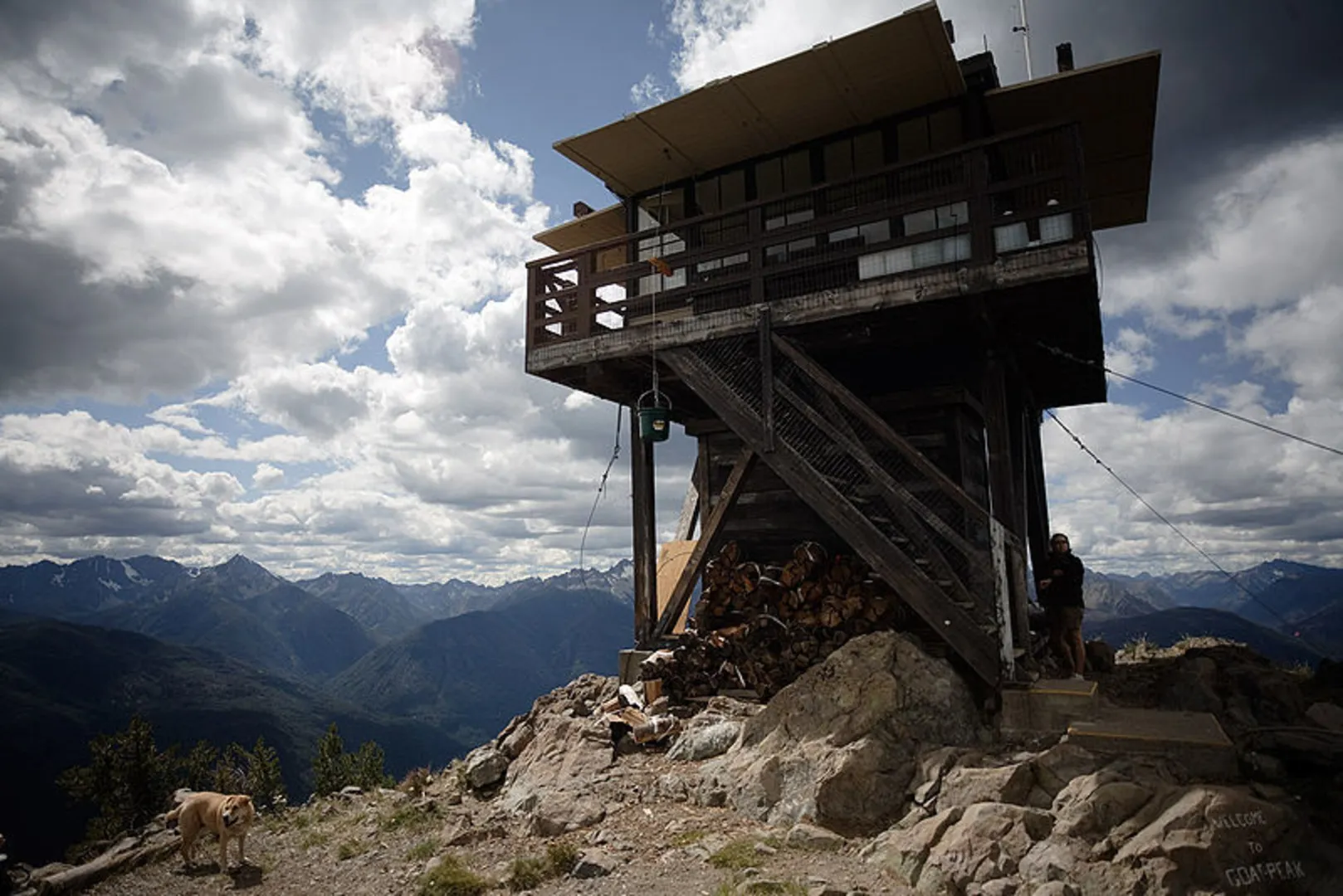 An image depicting the trail Goat Peak Lookout Trail and its surrounding area.