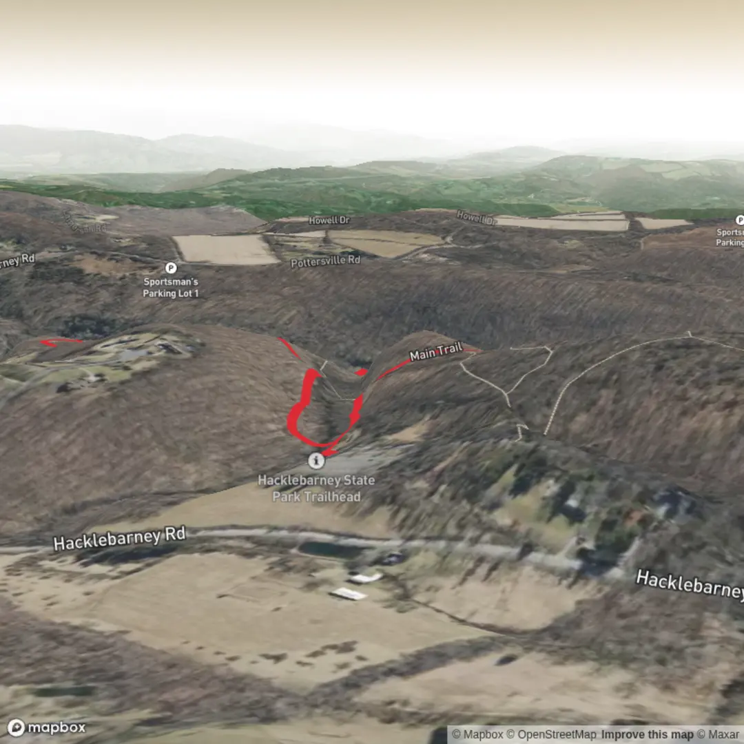 An image depicting the trail Troute Brook Court - Lamington River Loop and its surrounding area.