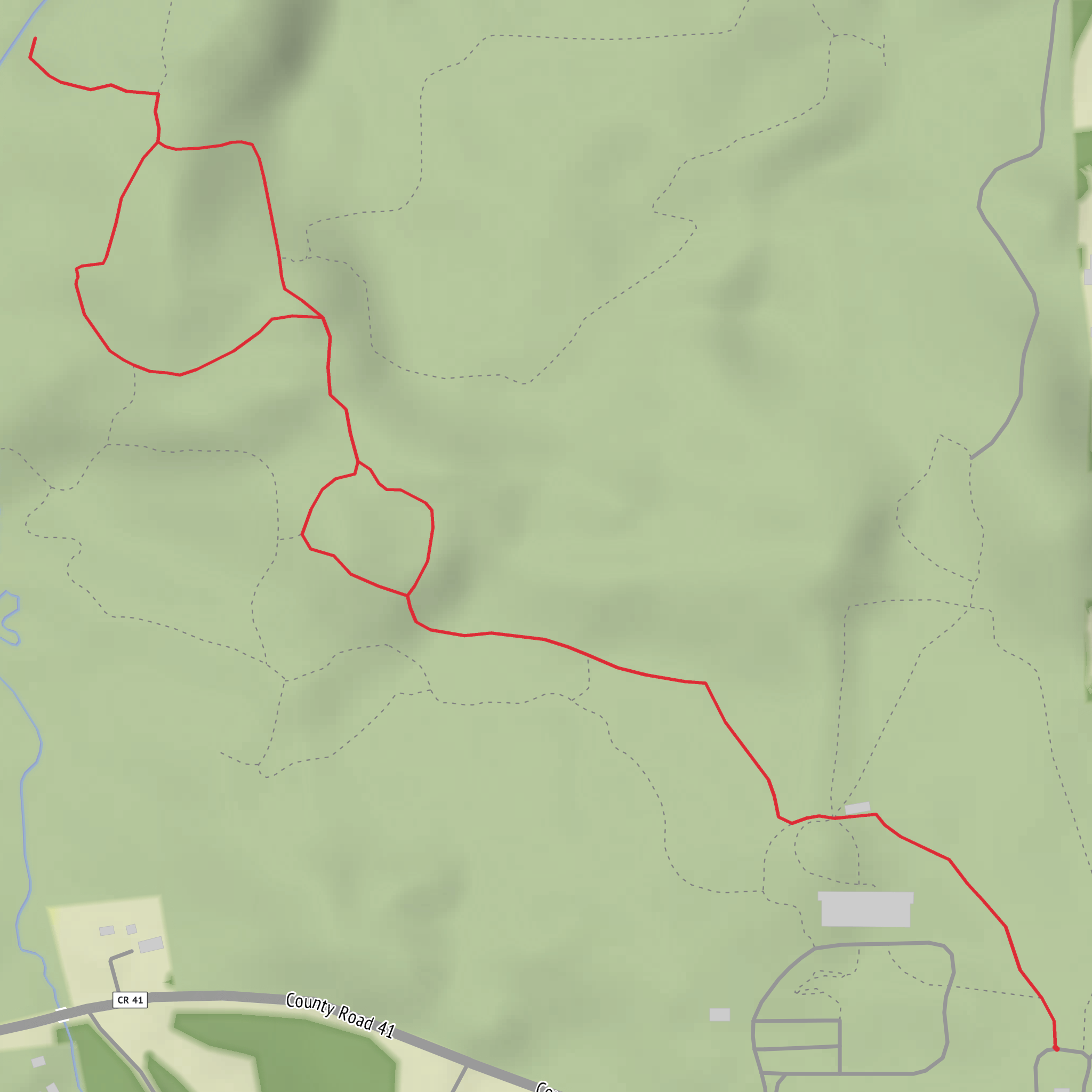 Meadow Wood Fork Trail and The Earth is Our Mother Trail mobile static map