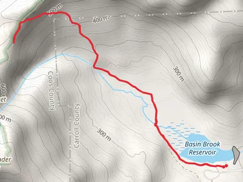 Basin Brook Reservoir to Rim Junction Trail