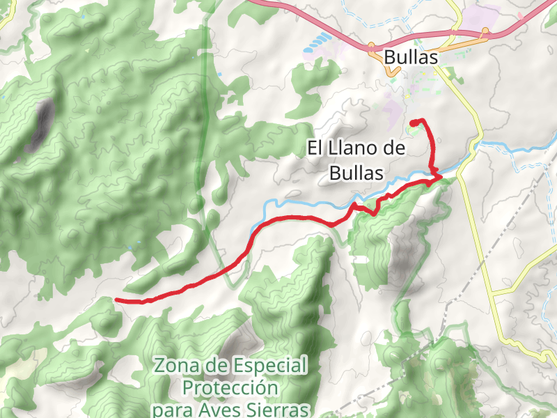 Path from Castellar to Venta del Pino PR MU 32