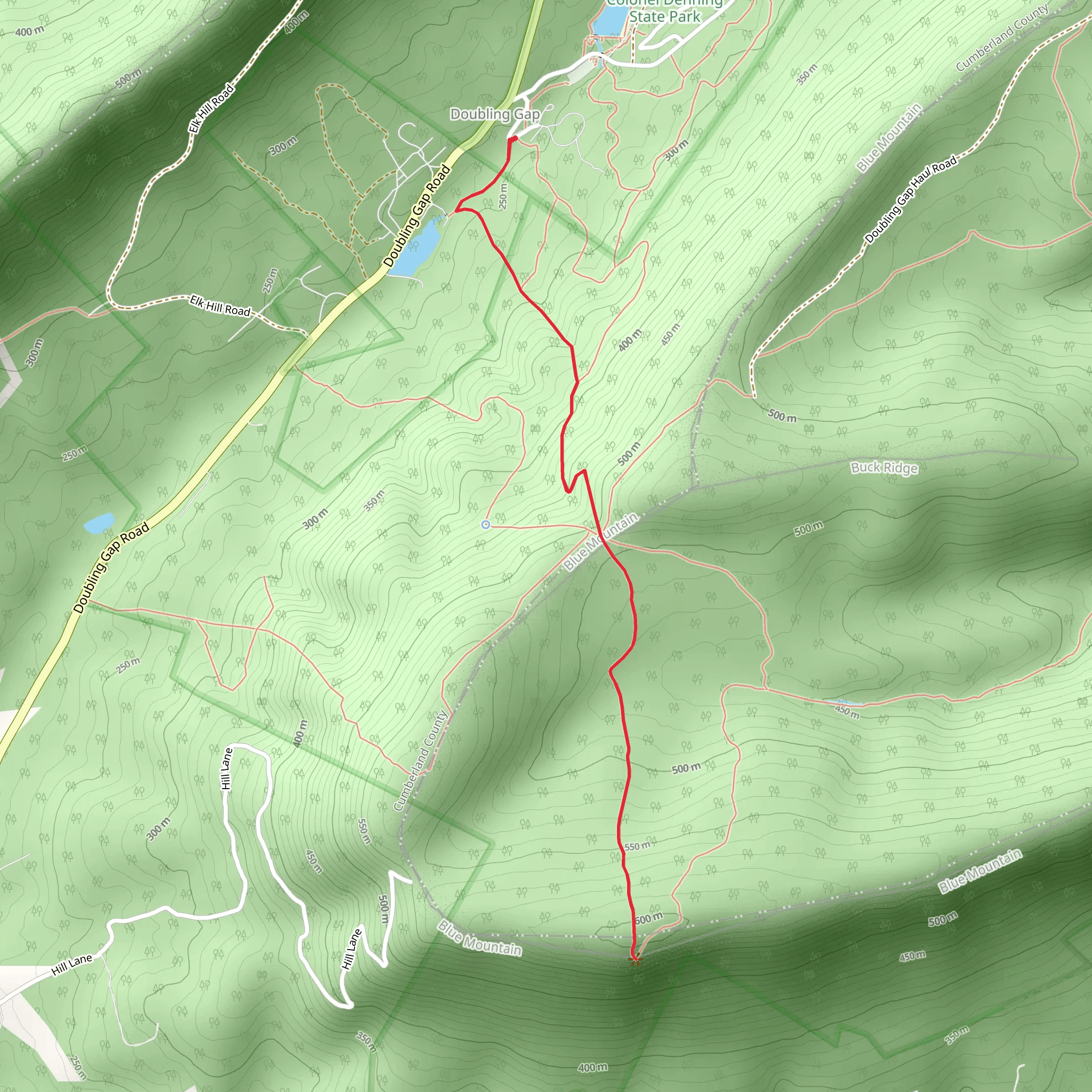 Flat Rock from Park Road mobile static map