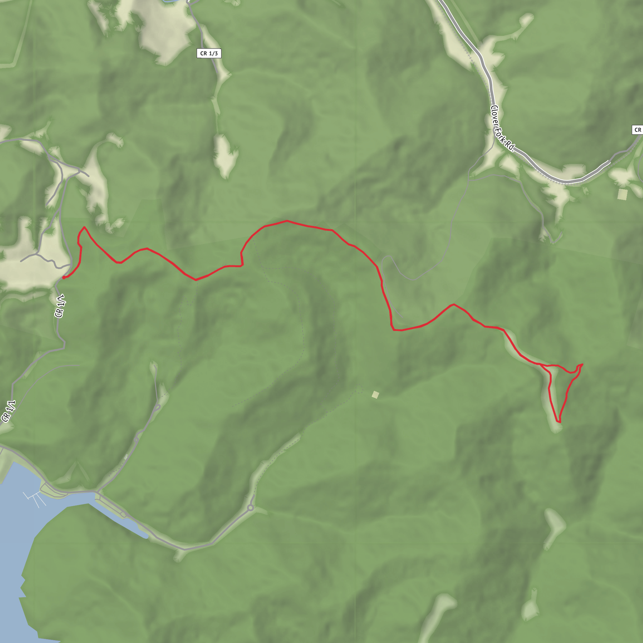 Quarry Trail mobile static map