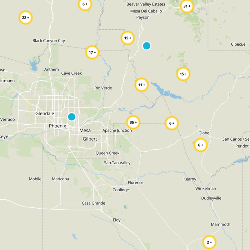 Pinal County Static Map