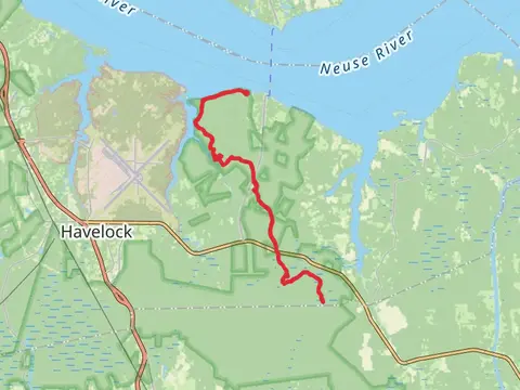 Neusiok Trail from Pine Cliff Road