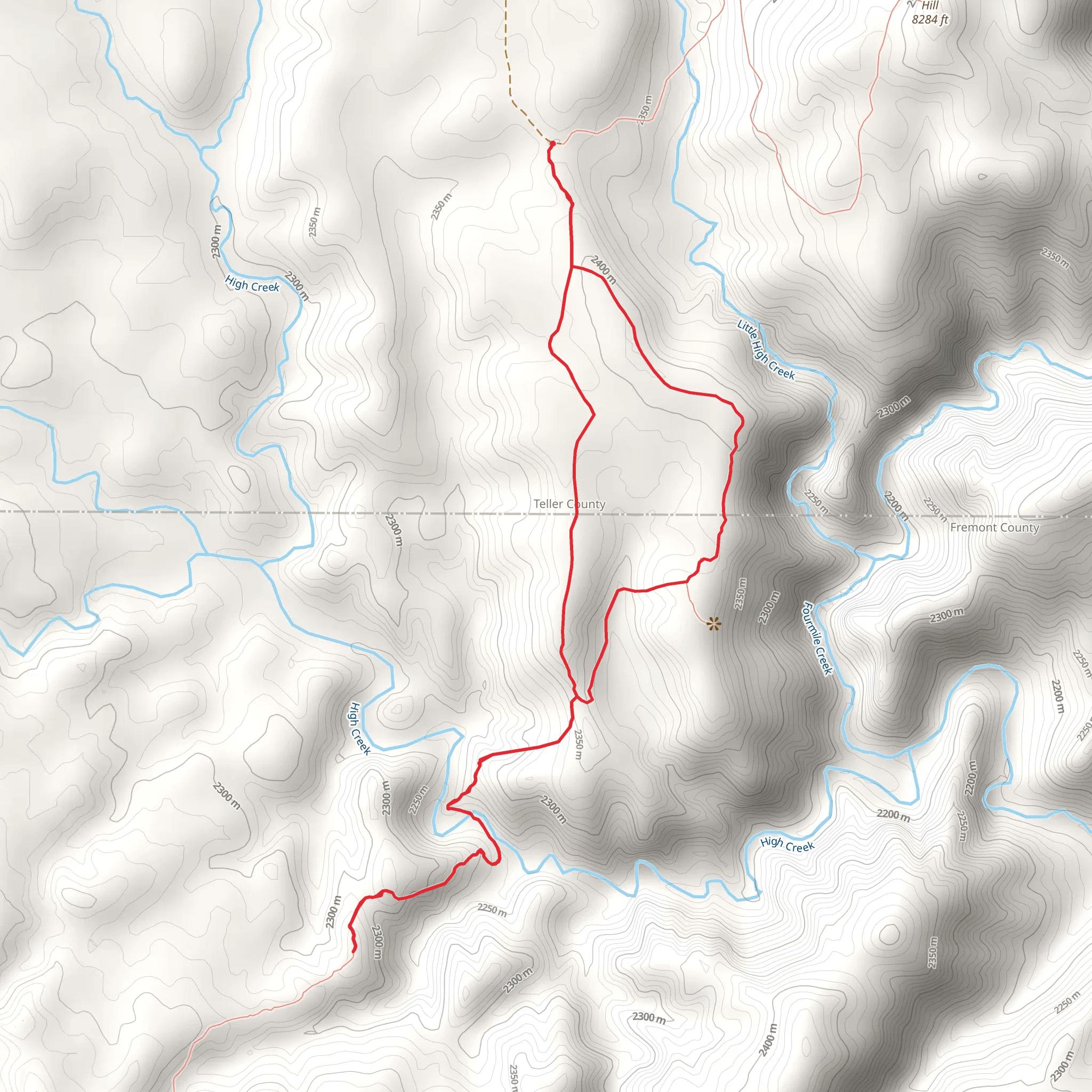 BLM Trail Loop mobile static map