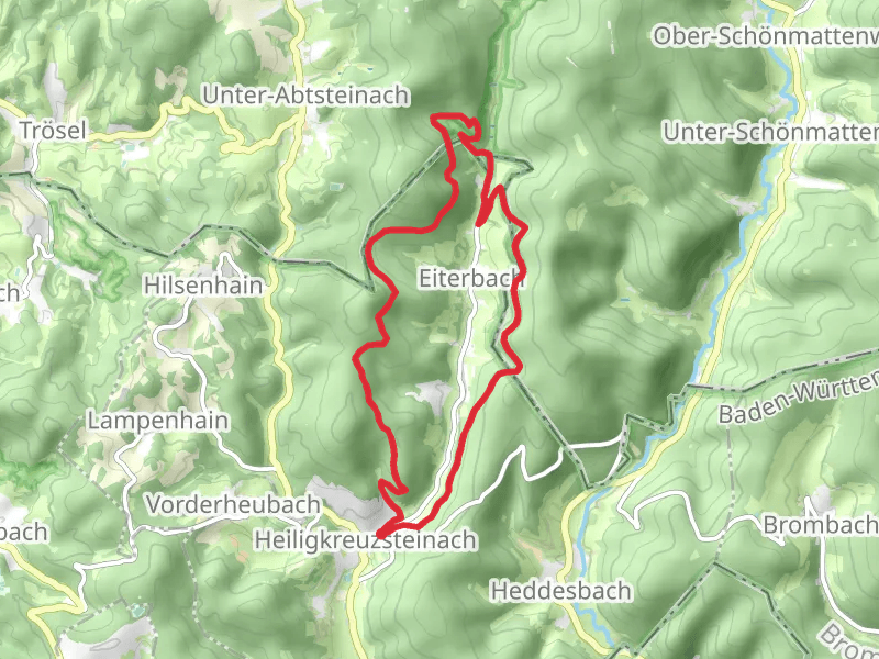 Heiligkreuzsteinach - Eiterbach Loop