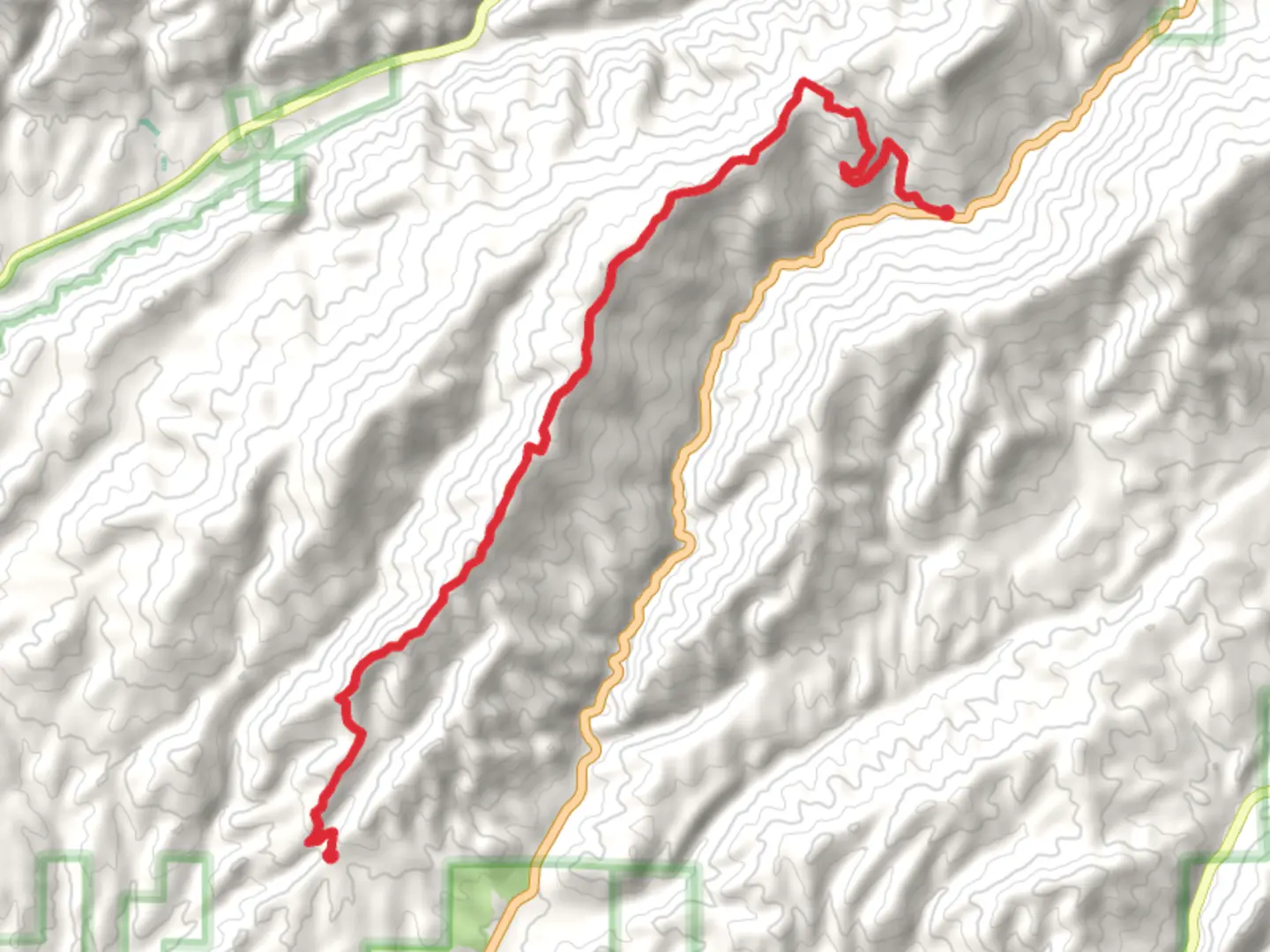 An image depicting the trail Forest Road 6N18 - 6N19 and its surrounding area.