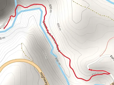 South Fork Access Road