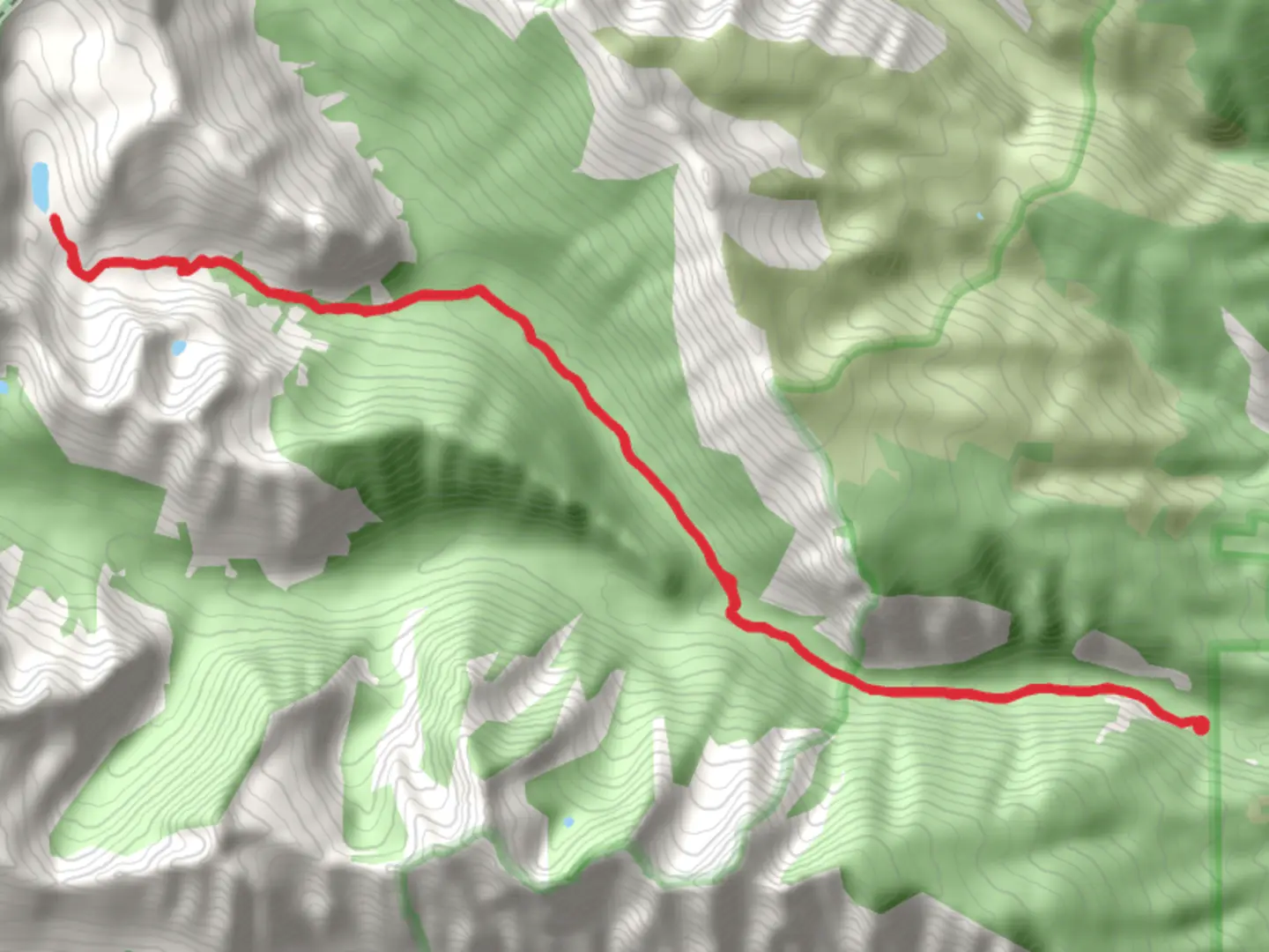 An image depicting the trail Bear Creek Trail and its surrounding area.