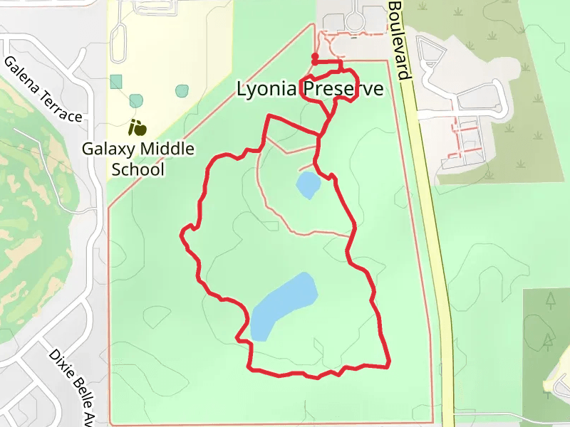 Rusty Lyonia Trail, Red Root Trail and Blueberry Trail Loop
