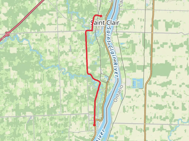 Bridge to Bay Trail - Marine City