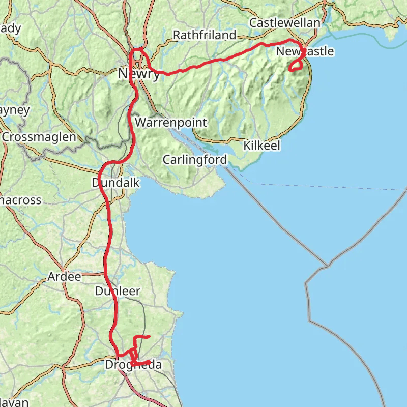 A map preview of the recording Untitled recording.