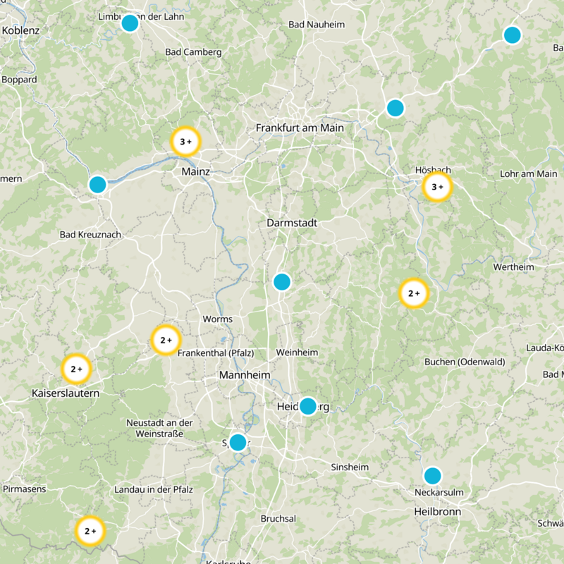 Kreis Bergstraße Static Map