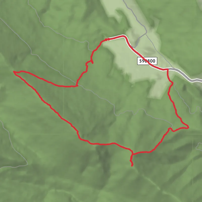 Hike from Trnovac mobile static map