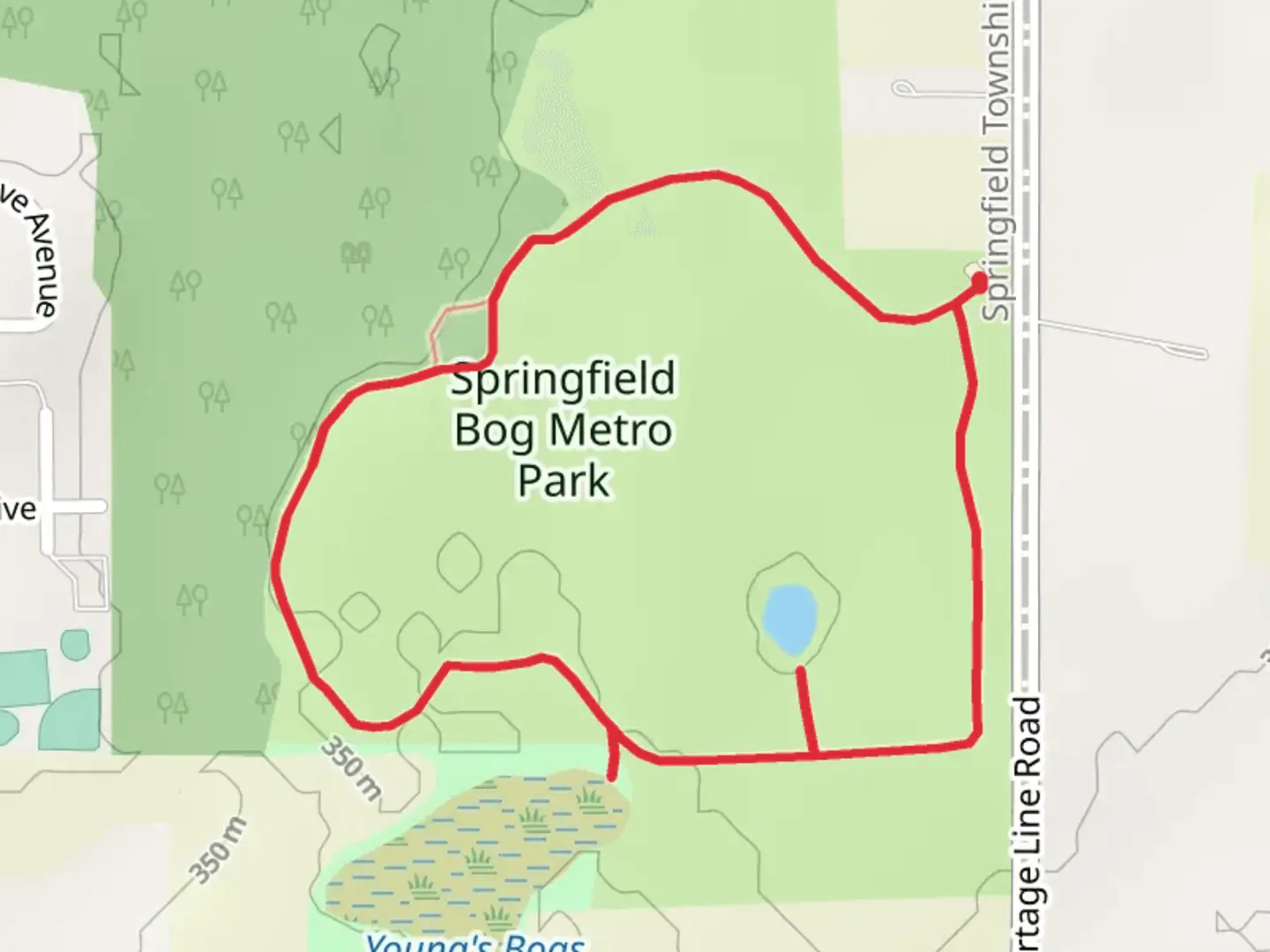 An image depicting the trail Prairie Loop Trail and its surrounding area.