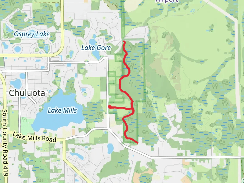 Panorama trail and Florida Trail