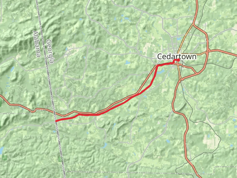 Silver Comet Trail from Cedartown