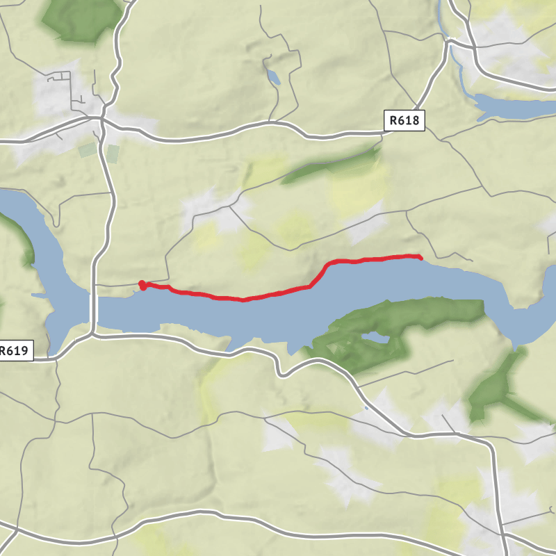 A map preview of the recording County Cork Walking.
