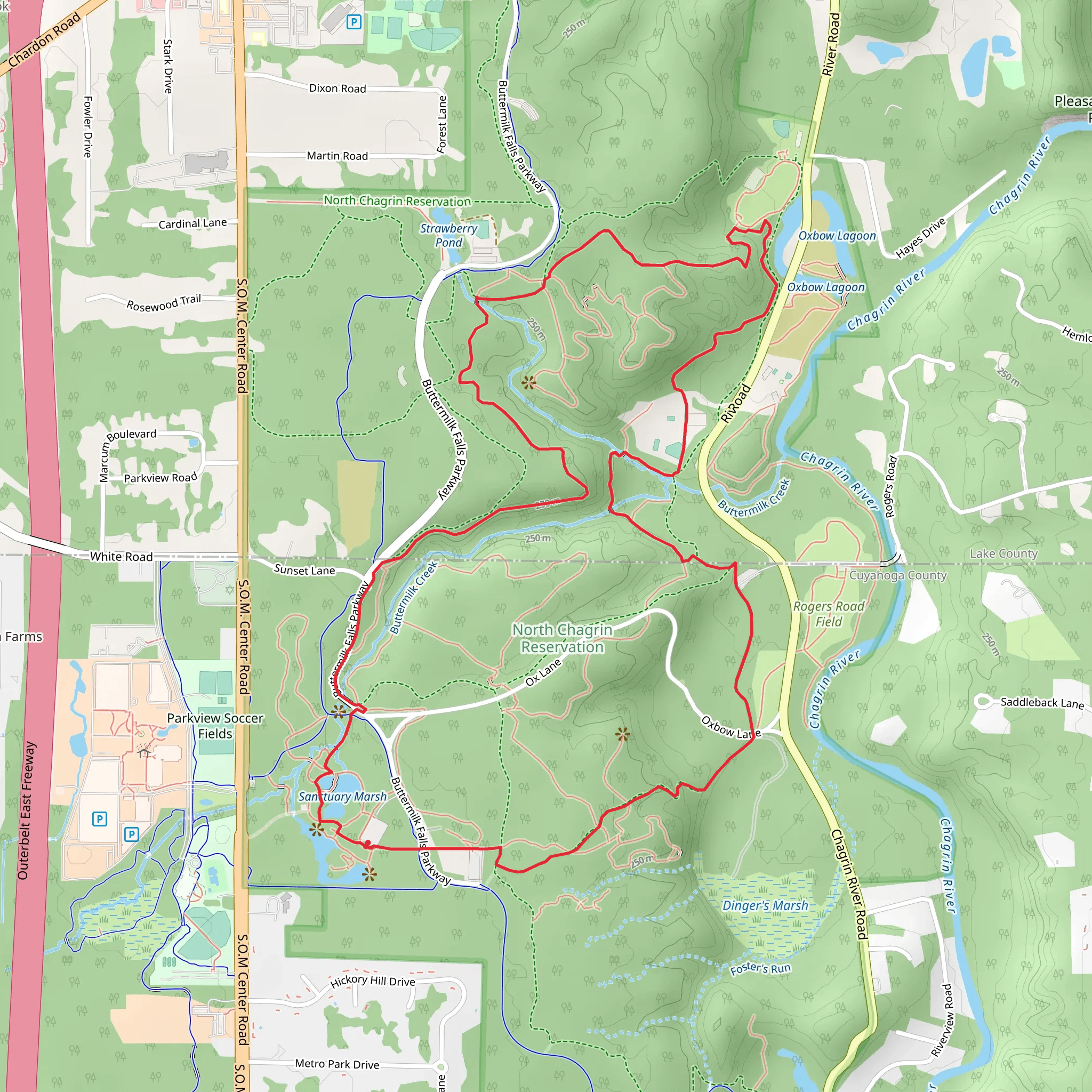 Bridle Trail, Castle Valley Trail and Hemlock Trail Loop mobile static map