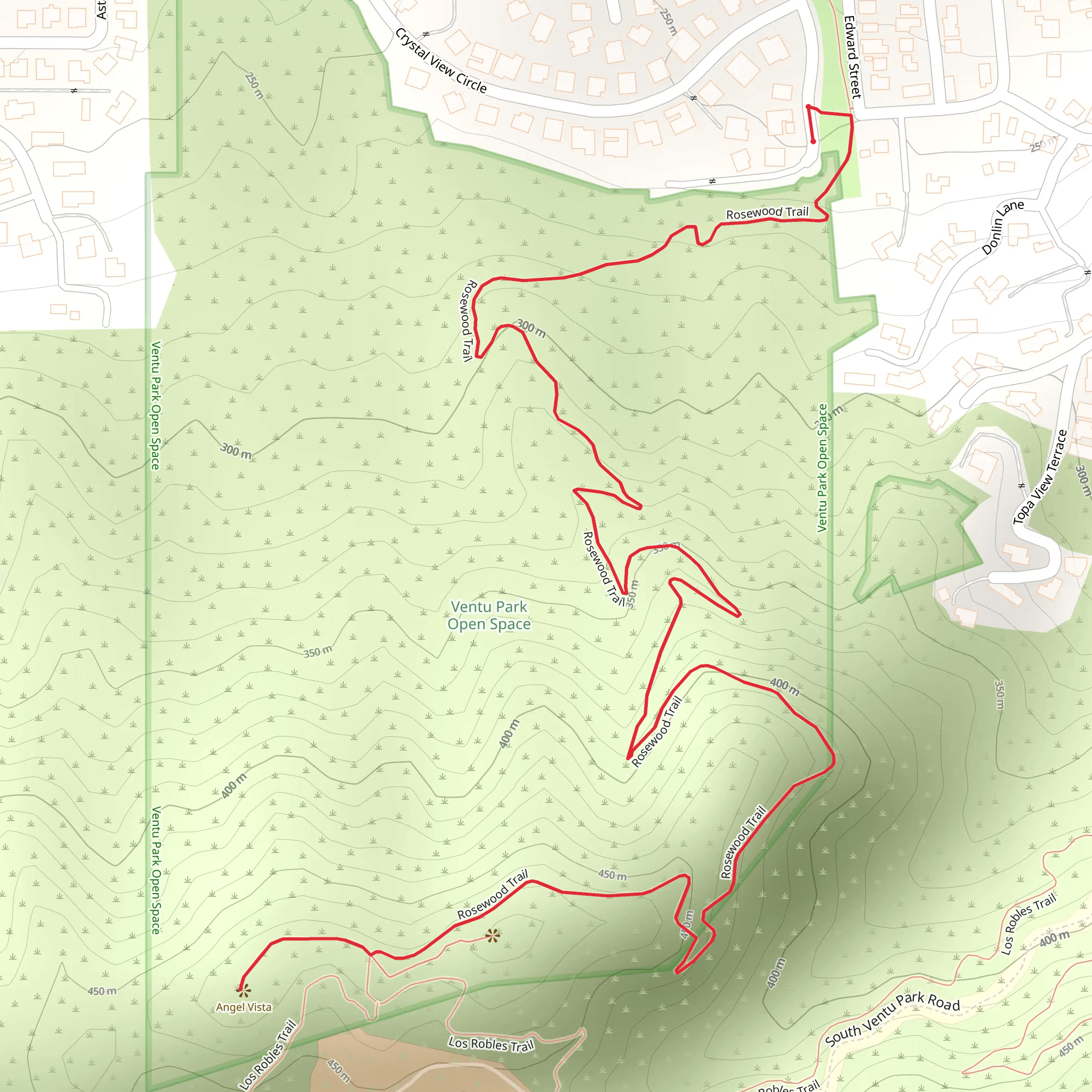 Rosewood Trail mobile static map