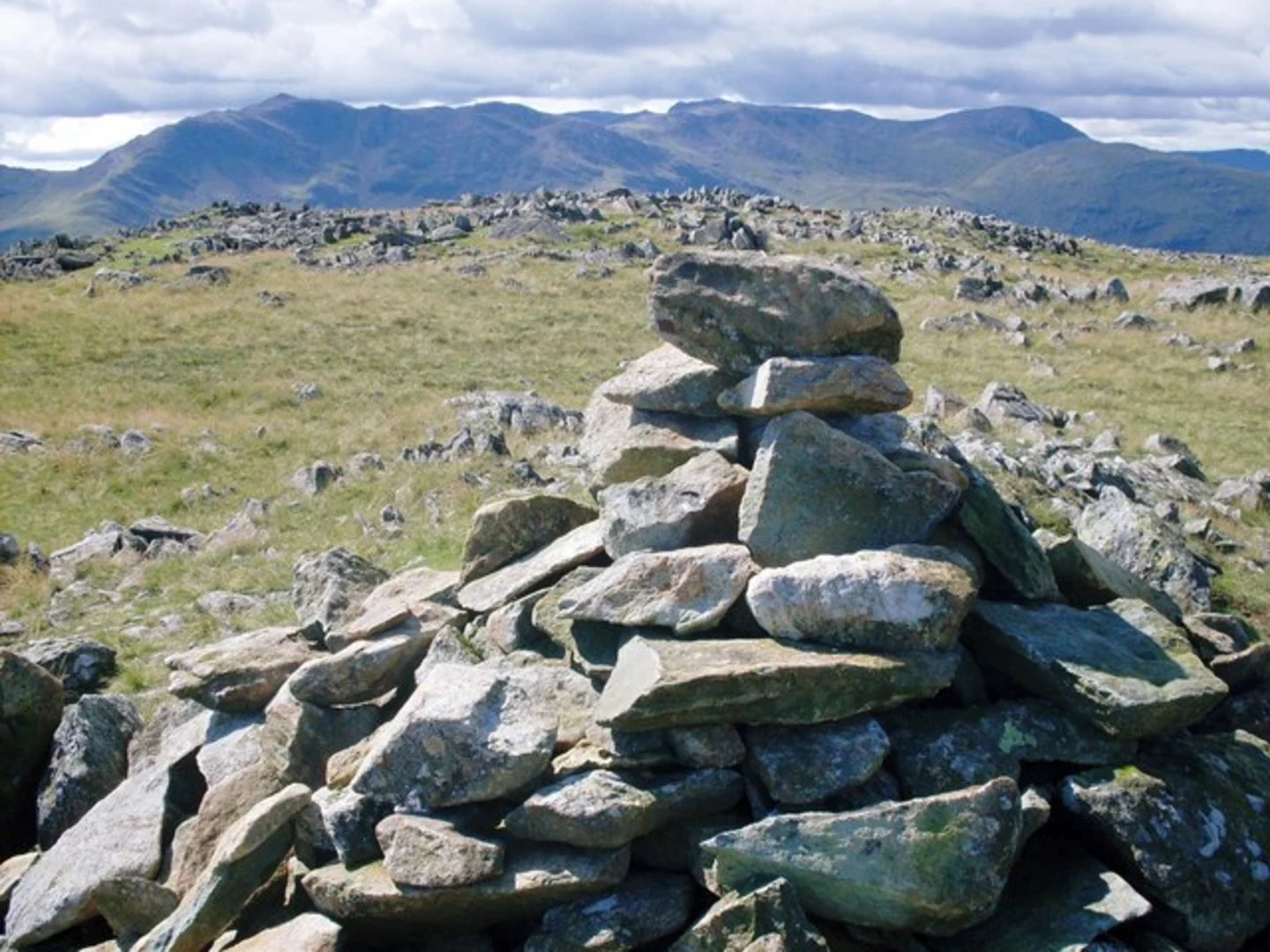 An image depicting the trail Thunacar Knott and Stickle Tarn Loop and its surrounding area.