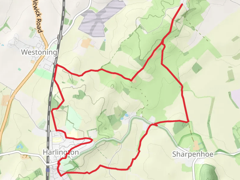 Harlington Loop mobile static map