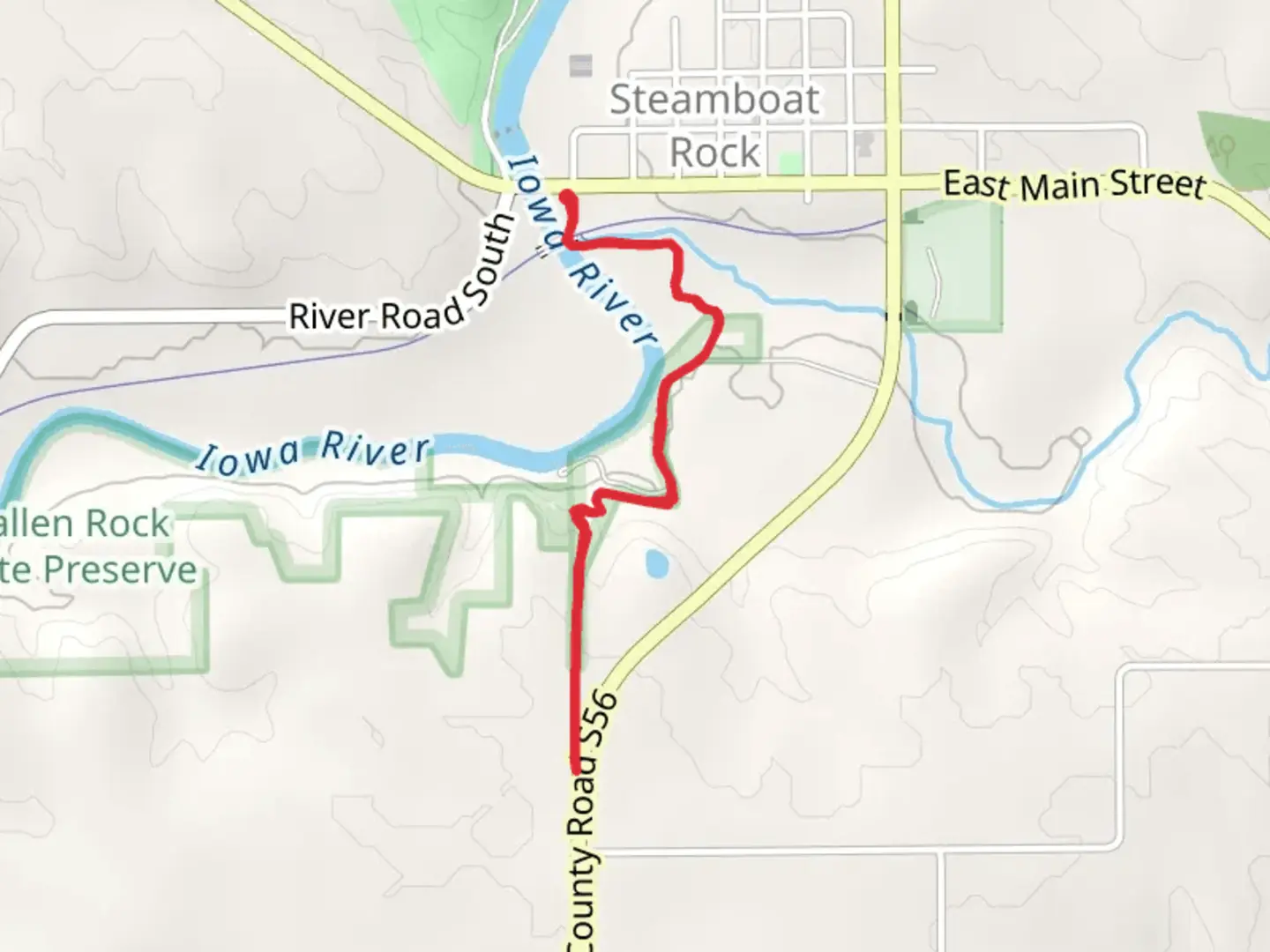 An image depicting the trail Hardin County Trail and its surrounding area.
