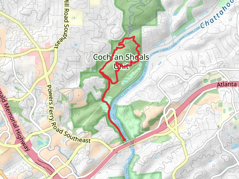 Cochran Shoals - Chattahoochee River Loop